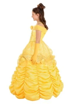 Girl's Beauty And The Beast Premium Belle Costume Dress -Halloween Costumes Shop girls premium belle costume alt 2
