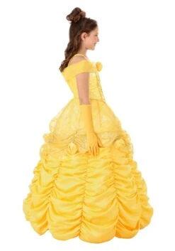 Girl's Beauty And The Beast Premium Belle Costume Dress -Halloween Costumes Shop girls premium belle costume alt 3