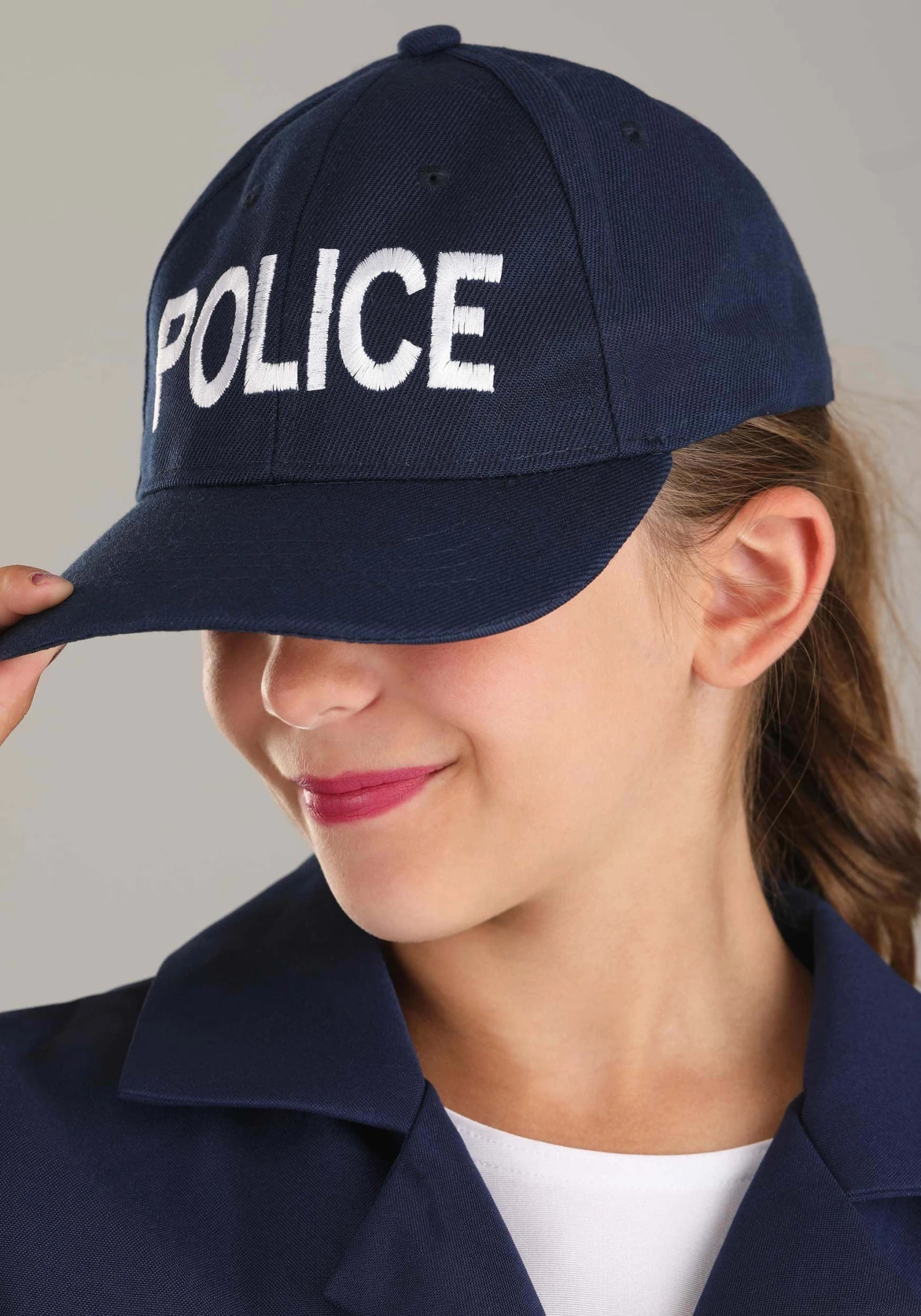 Girl's Tactical Cop Jumpsuit Costume 2 Girl's Tactical Cop Jumpsuit Costume - Image 2