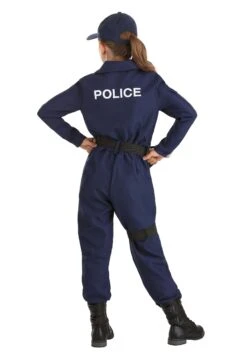 Girl's Tactical Cop Jumpsuit Costume 13 Girl's Tactical Cop Jumpsuit Costume -Halloween Costumes Shop girls tactical cop jumpsuit alt 6