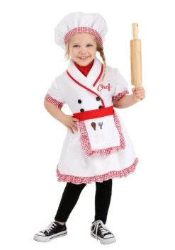 Toddler Fresh Chef Costume For Girls