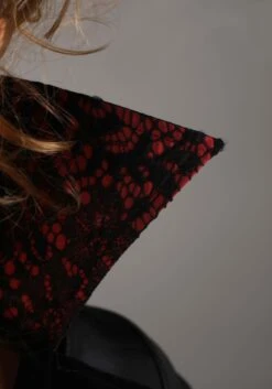 Victorian Vampiress Costume For Girls -Halloween Costumes Shop girls victorian vampiress costume alt 3