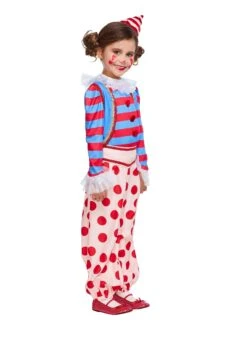 Vintage Clown Costume For Girls -Halloween Costumes Shop girls vintage clown costume alt 2