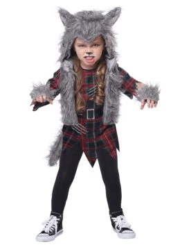 Wee Wolf Costume For Girls