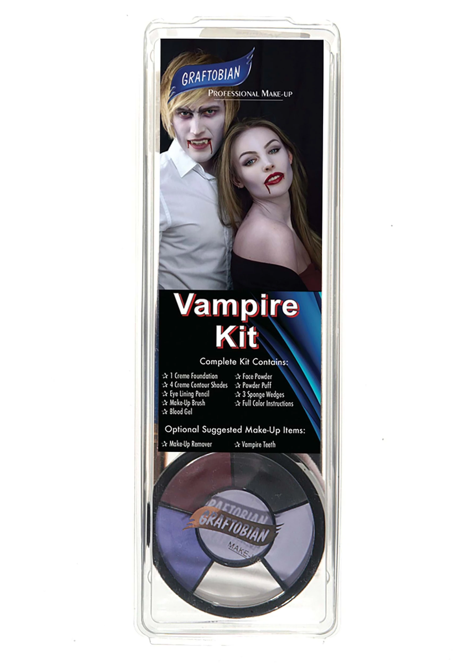 Graftobian Deluxe Gothic Vampire Makeup Kit 2 Graftobian Deluxe Gothic Vampire Makeup Kit - Image 2