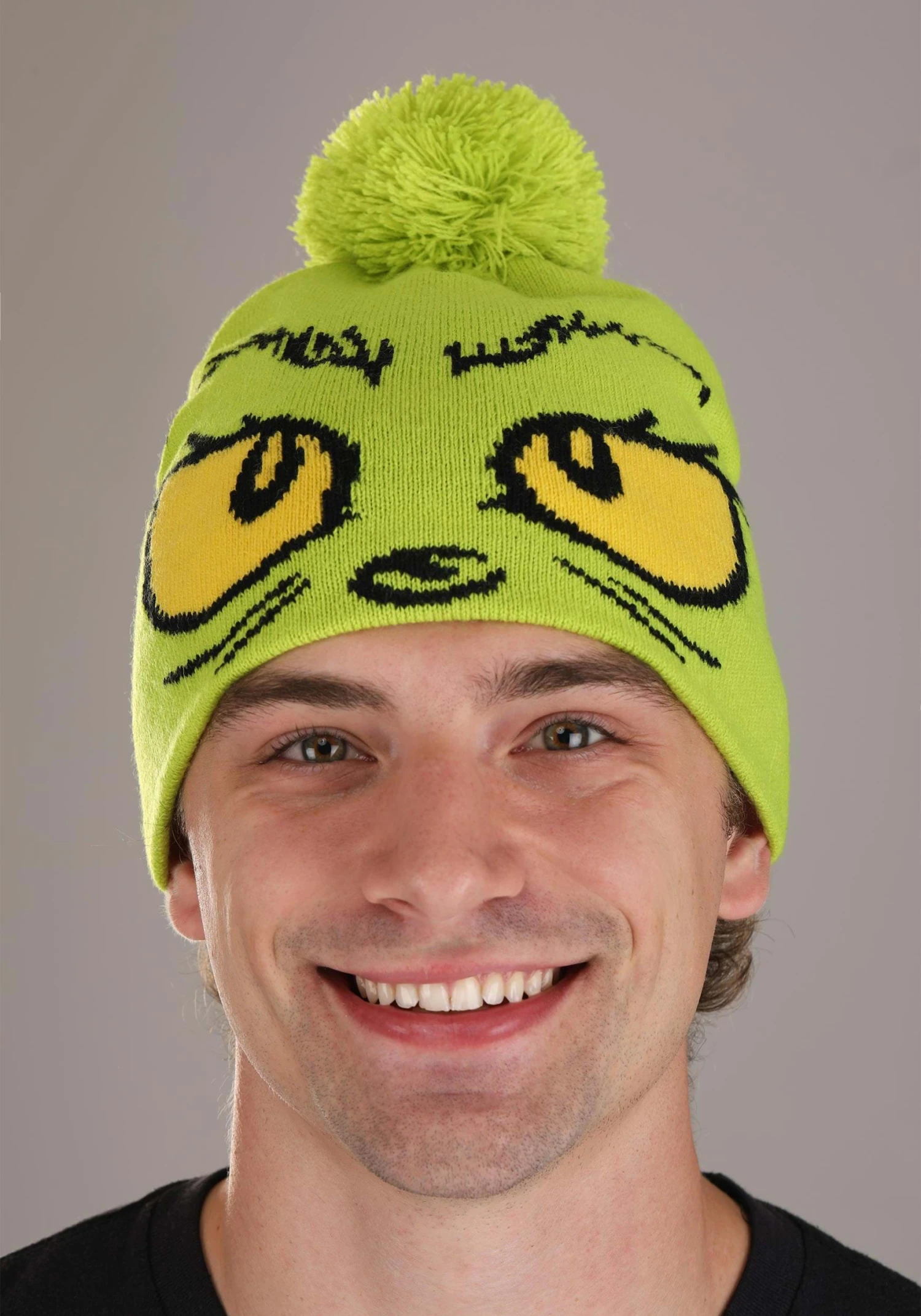 Grinch Hat & Gloves Set For Adults 2 Grinch Hat & Gloves Set For Adults - Image 2