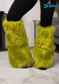 Fuzzy Grinch Leg Warmers
