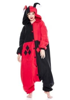MUSIC LEGS Adult Harley Jester Pajama Costume
