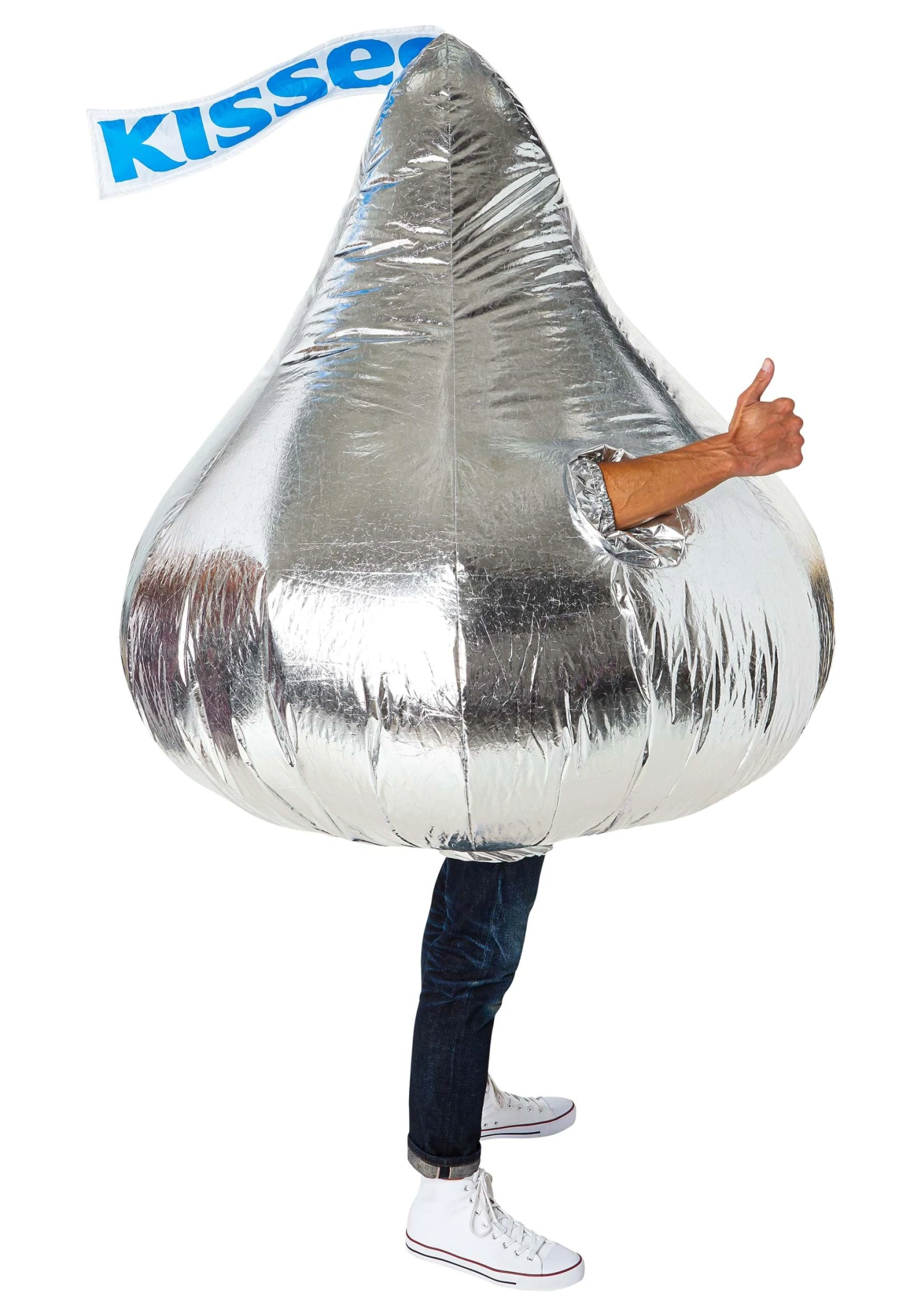 Hershey Kiss Inflatable Costume For Adults 2 Hershey Kiss Inflatable Costume For Adults - Image 2
