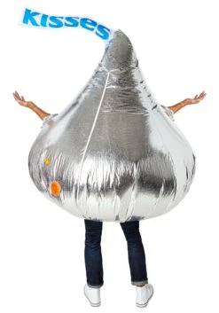 Hershey Kiss Inflatable Costume For Adults 5 Hershey Kiss Inflatable Costume For Adults -Halloween Costumes Shop hershey kiss adult inflatable costume alt 2