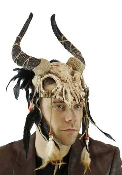 Horned Skull Mask For Adults 5 Horned Skull Mask For Adults -Halloween Costumes Shop horned skull mask alt 2