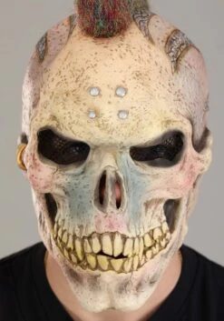 Hot Rod Skeleton Biker Mask For Adults 6 Hot Rod Skeleton Biker Mask For Adults -Halloween Costumes Shop hot rod skeleton biker mask alt 2