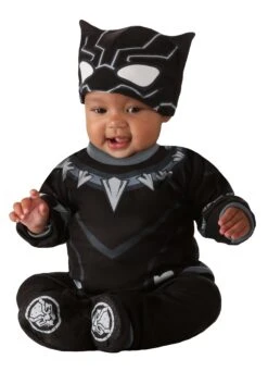 JAZWARES Black Panther Costume For Babies