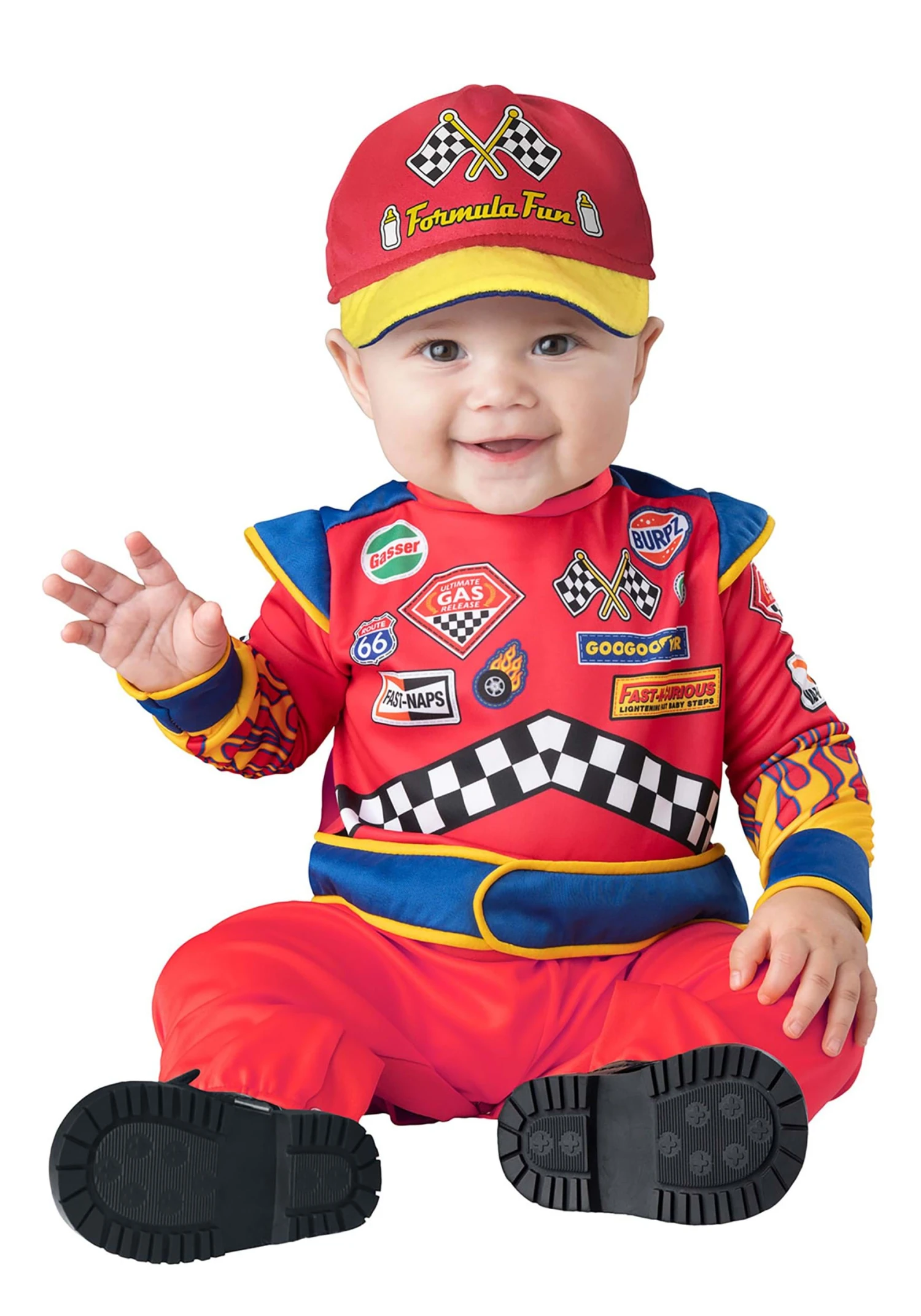Fun World Burnin' Rubber Driver Infant Costume 1 Fun World Burnin' Rubber Driver Infant Costume