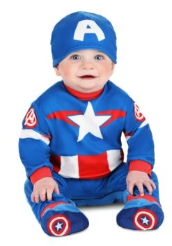 JAZWARES Captain America Steve Rogers Costume For Infants