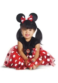 Disguise Red Minnie Mouse Deluxe Costume For Infants
