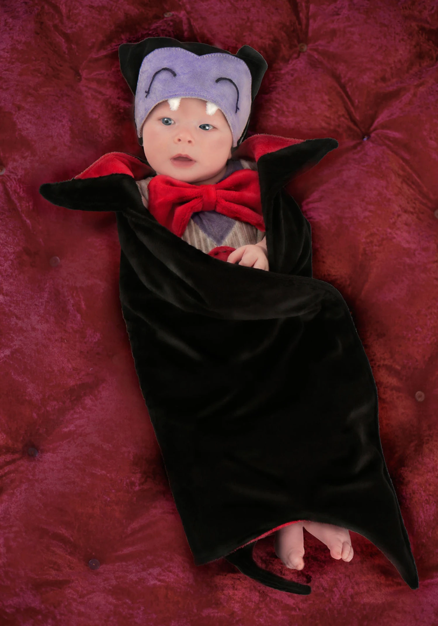 Infant Drooly Dracula Swaddle Costume 2 Infant Drooly Dracula Swaddle Costume - Image 2
