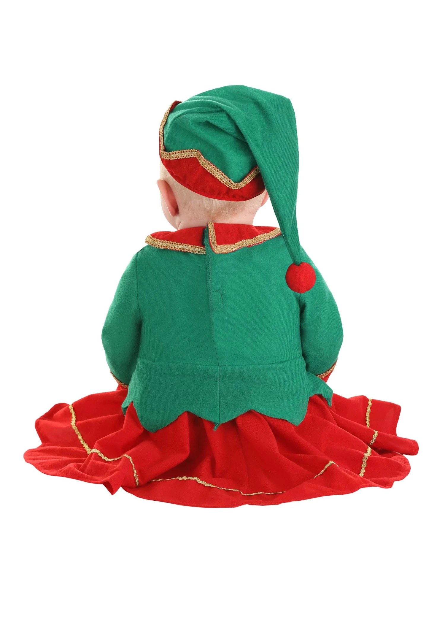 Girl's Elf Costume For Infants 2 Girl's Elf Costume For Infants - Image 2