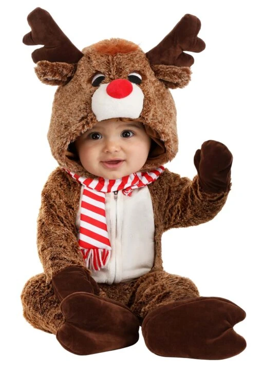 Infant Plush Reindeer Costume