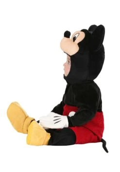 Snuggly Disney Mickey Mouse Baby Costume 9 Snuggly Disney Mickey Mouse Baby Costume -Halloween Costumes Shop infant snuggly mickey mouse costume alt 3