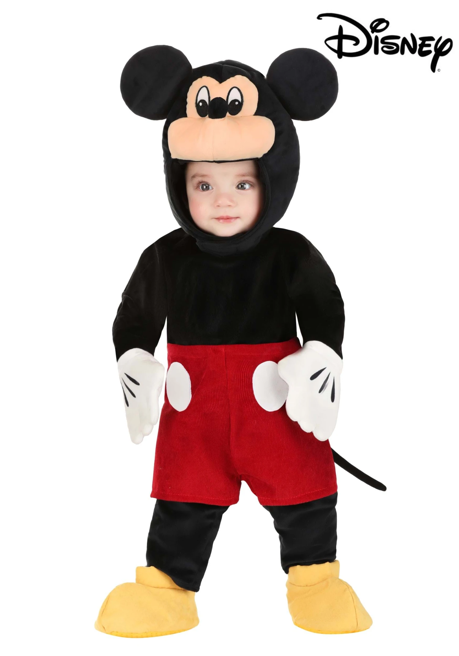 Snuggly Disney Mickey Mouse Baby Costume 6 Snuggly Disney Mickey Mouse Baby Costume - Image 6
