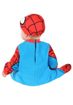 JAZWARES Spider-Man Costume For Infants -Halloween Costumes Shop infant spider man costume alt 2
