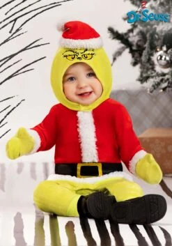 Infant The Grinch Santa Costume For Infants