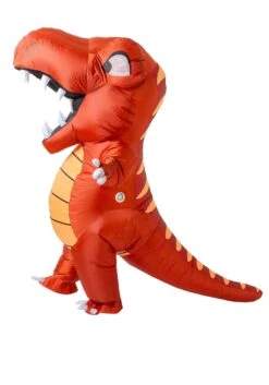 Inflatable Red Dinosaur Costume For Adults 6 Inflatable Red Dinosaur Costume For Adults -Halloween Costumes Shop inflatable adult red dino costume alt 2