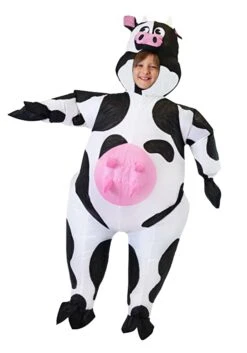 Inflatable Cow Costume For Kids -Halloween Costumes Shop inflatable child cow costume alt 3