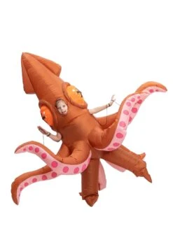 Inflatable Giant Squid Costume For Kids -Halloween Costumes Shop inflatable child giant squid costume alt 2