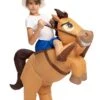 Inflatable Horse Ride-On Costume For Kids