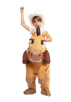 Inflatable Horse Ride-On Costume For Kids -Halloween Costumes Shop inflatable child horse ride on costume alt 2
