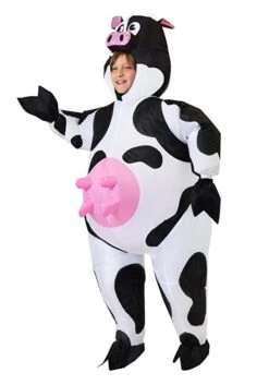 Inflatable Cow Costume For Kids -Halloween Costumes Shop inflatable kids cow costume alt 2
