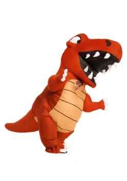 Inflatable Red Dino Costume For Kids -Halloween Costumes Shop inflatable kids red dino costume alt 2 upd