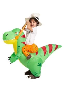 Inflatable T-Rex Ride-On Costume For Kids -Halloween Costumes Shop inflatable kids t rex ride on costume alt 3