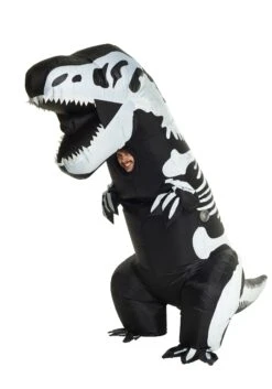 Inflatable Skeleton T-Rex Costume For Adults