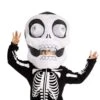 Adult Inflatable Skull Bobblehead Costume Mask