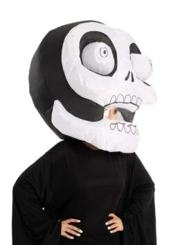 Adult Inflatable Skull Bobblehead Costume Mask 10 Adult Inflatable Skull Bobblehead Costume Mask -Halloween Costumes Shop inflatable skull bobblehead alt 4