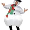 Smiffys Inflatable Snowman Costume For Adults