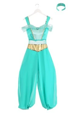 Disguise Deluxe Disney Aladdin Jasmine Women's Costume -Halloween Costumes Shop jasmine deluxe adult costume alt 8