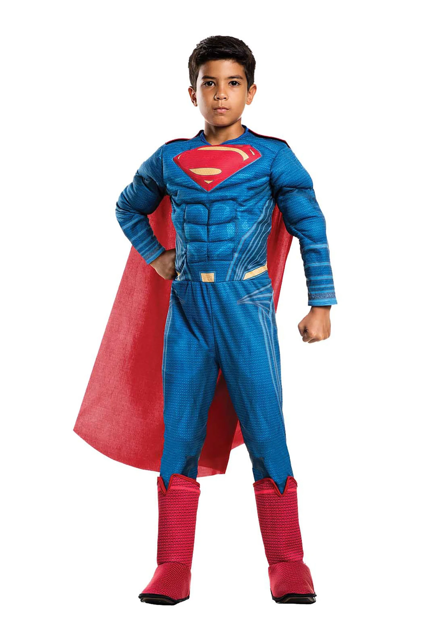 Justice League Deluxe Superman Boys Costume 1 Justice League Deluxe Superman Boys Costume