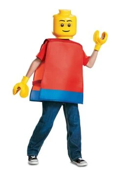 Disguise Basic Lego Guy Costume For Kids -Halloween Costumes Shop kids basic lego guy costume alt 2