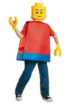 Disguise Basic Lego Guy Costume For Kids -Halloween Costumes Shop kids basic lego guy costume alt 3