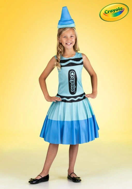 Kid's Blue Crayon Costume Dress