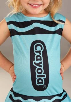 Kid's Blue Crayon Costume Dress 7 Kid's Blue Crayon Costume Dress -Halloween Costumes Shop kids blue crayon costume dress alt 3