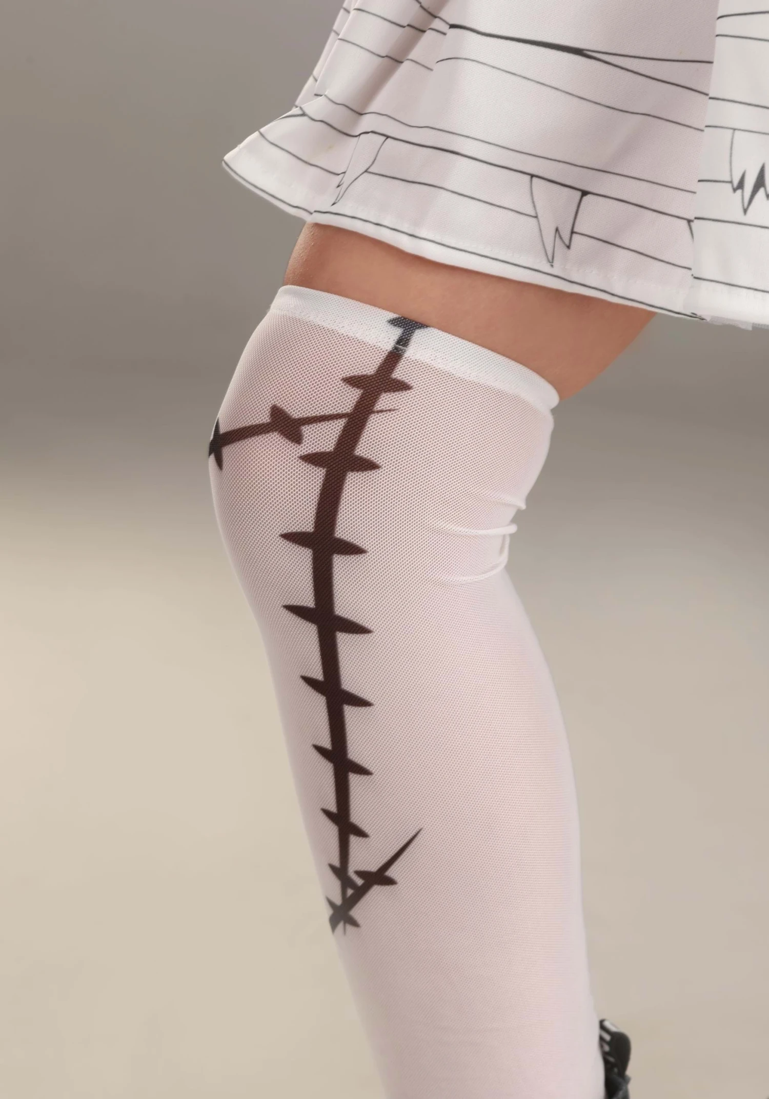 Bride Of Frankenstein Costume Dress For Kid's 4 Bride Of Frankenstein Costume Dress For Kid's - Image 4