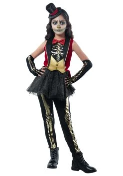 Circus Skeleton Costume For Kids