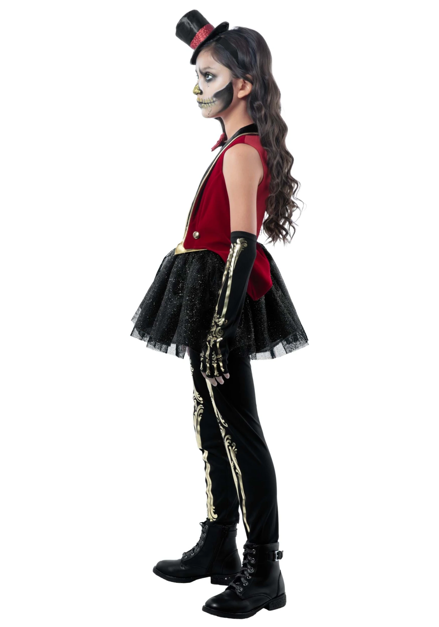 Circus Skeleton Costume For Kids 2 Circus Skeleton Costume For Kids - Image 2