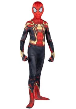 JAZWARES Classic Spider-Man Integrated Zentai Costume For Kids 7 JAZWARES Classic Spider-Man Integrated Zentai Costume For Kids -Halloween Costumes Shop kids classic spider man integrated zentai costume alt 2