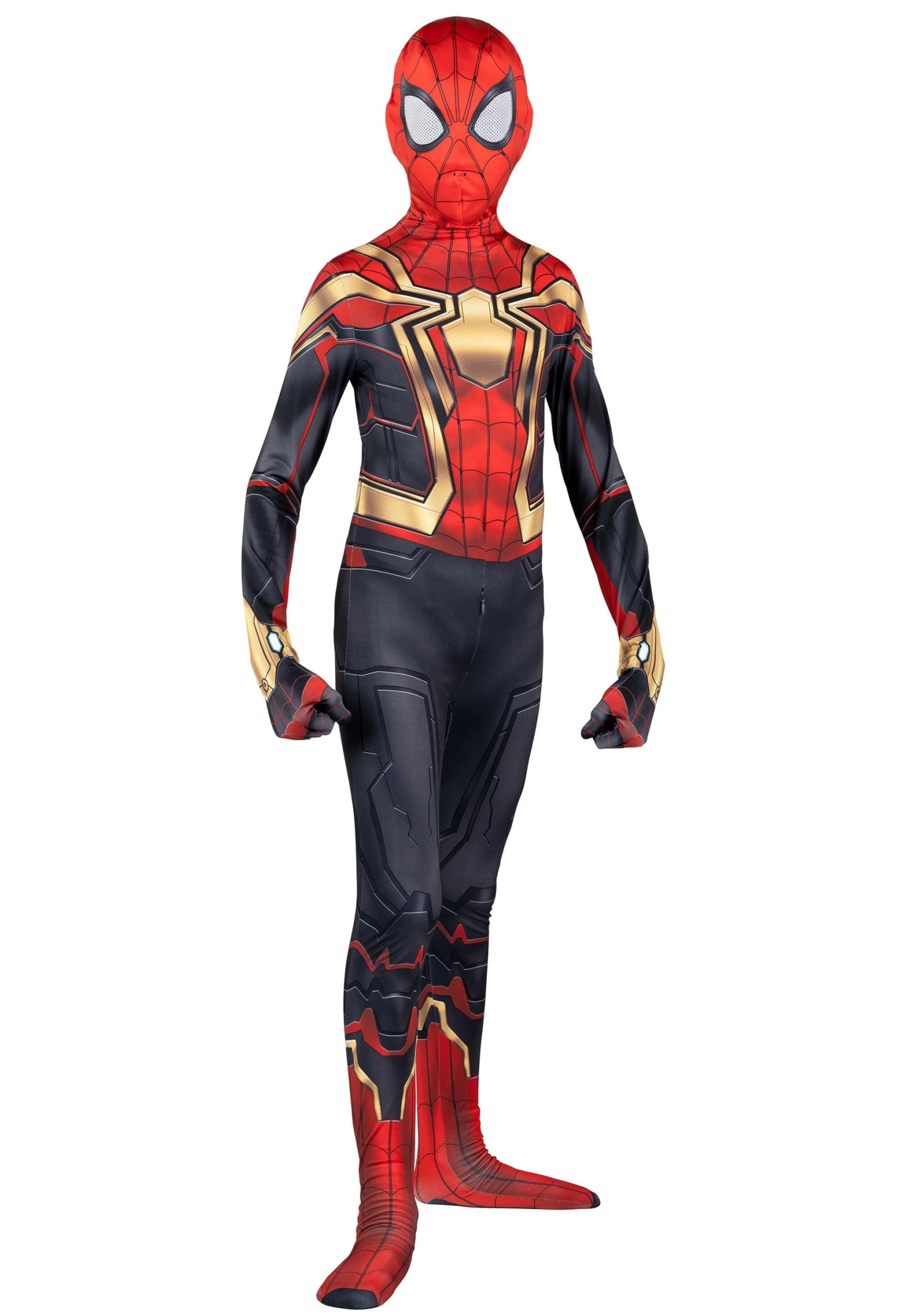 JAZWARES Classic Spider-Man Integrated Zentai Costume For Kids 3 JAZWARES Classic Spider-Man Integrated Zentai Costume For Kids - Image 3
